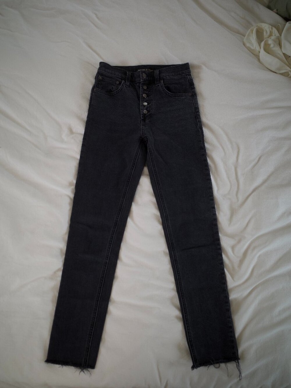 Denim Forum Black Skinny Jeans
